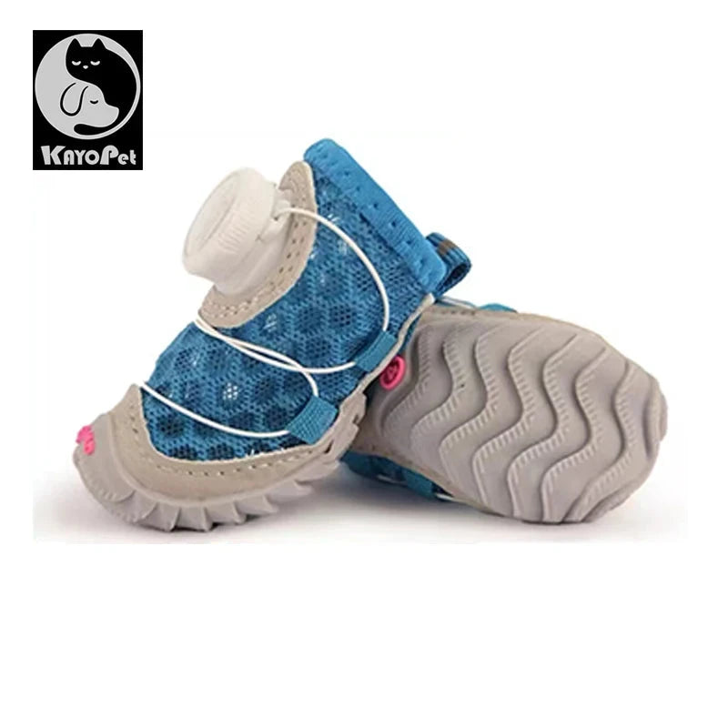 Summer Dog Sandals – Breathable Mesh Shoes with Rotating Buckle for Small Dogs Accessories TailTastic Store 