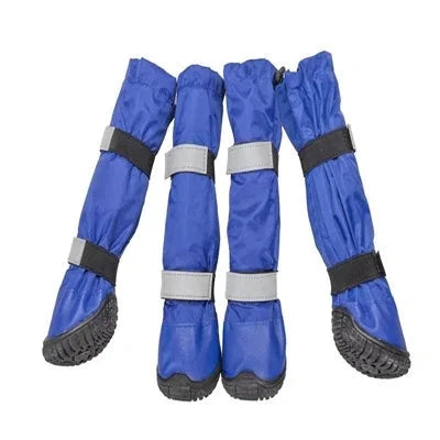 Waterproof Dog Boots – Winter Shoes for Large Dogs with Fleece Lining (4pcs) Accessories TailTastic Store blue 80 China Mainland